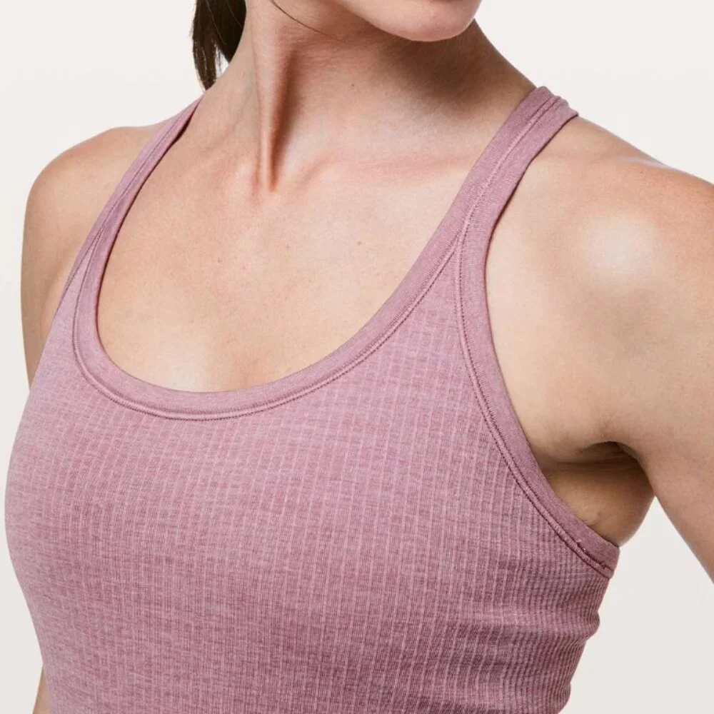 Lululemon Tank Ebb To Street Tank II Size 6 Yoga Racerback